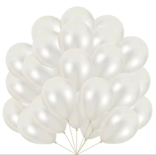 Silver balloons