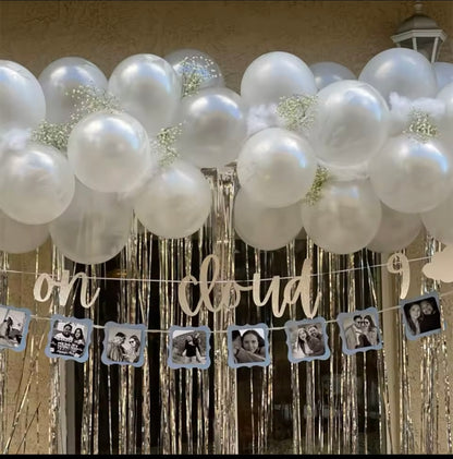 Silver balloons