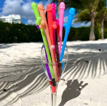 Bachelorette party straws