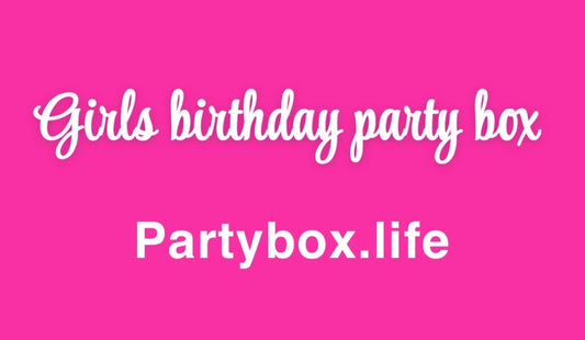 Young girls party box