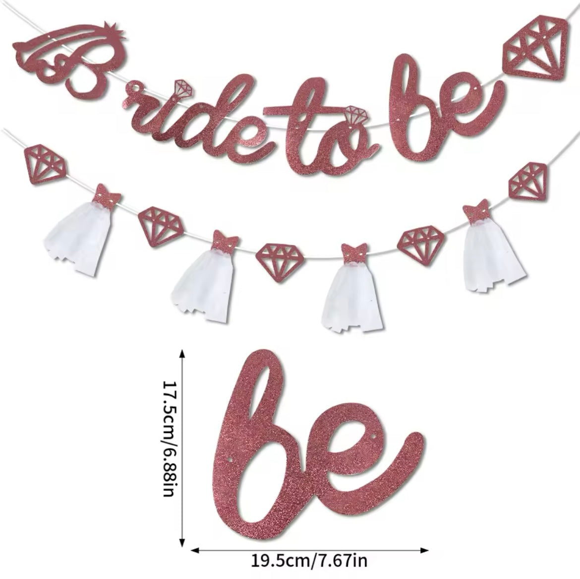 Bride to be banners